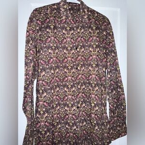 Liberty Multicolor Floral Casual Button Down Shirt